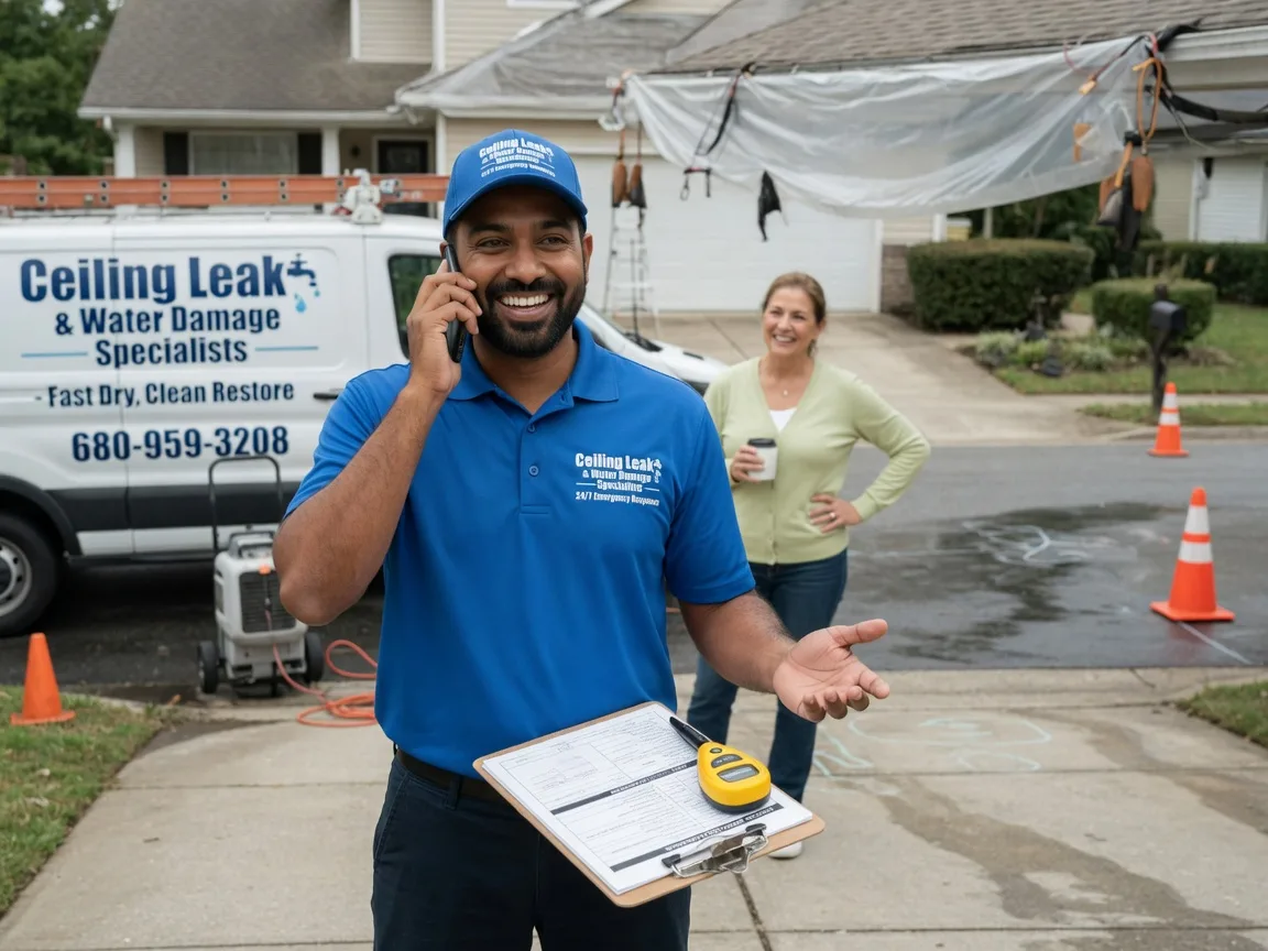 Ceiling Leak Cleanup Mazomanie, WI FAQs